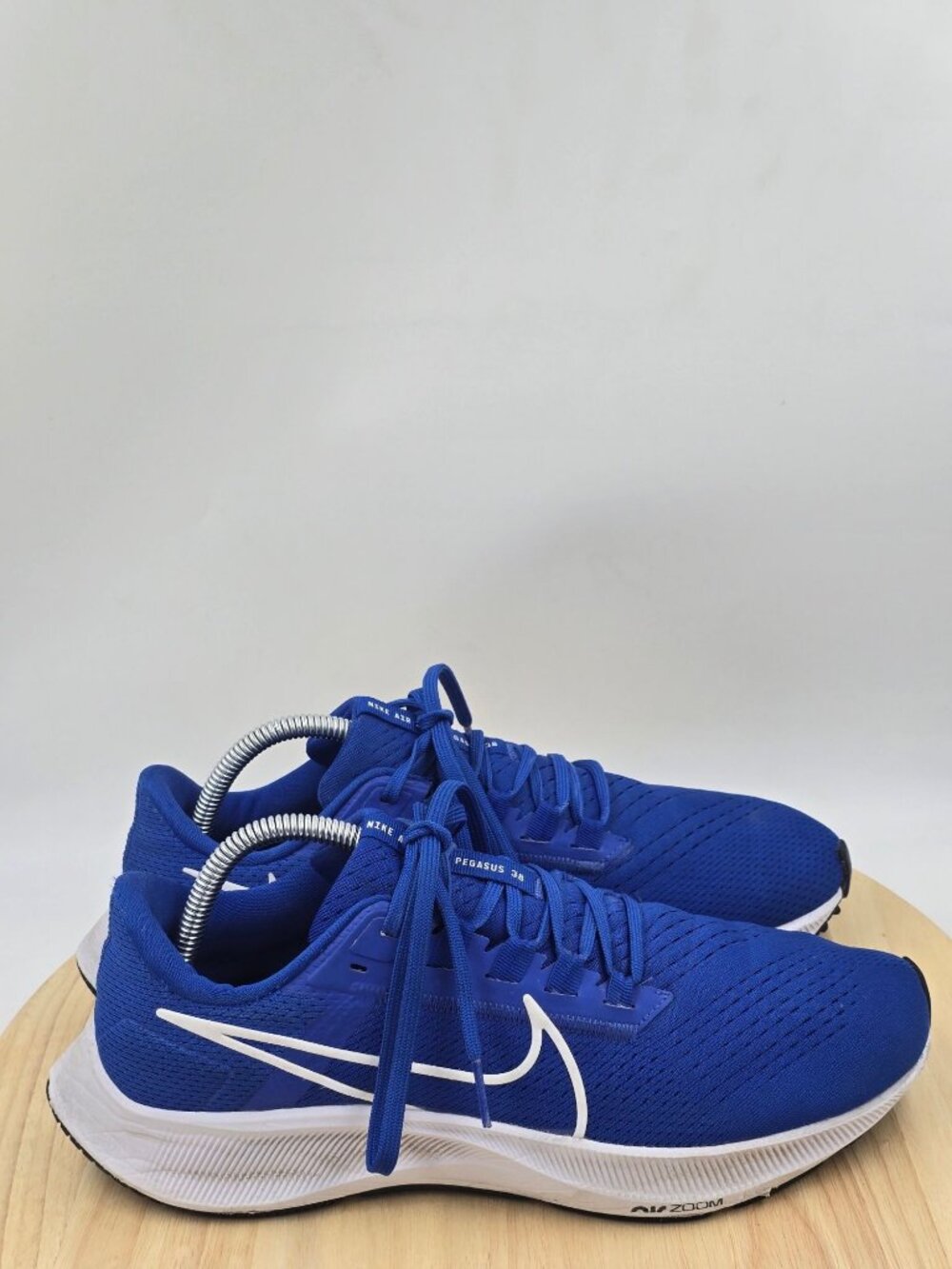 Nike Air Zoom Pegasus 38 CZ1893-403 Game Royal White Athletic Shoes Men's sz 8.5